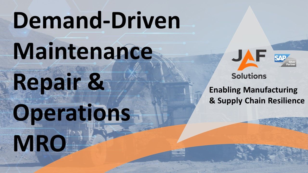 Demand-Driven Maintenance Repair & Operations